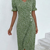 Sophie – Rochie de Damă Elegantă cu Mâneci Scurte