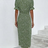 Sophie – Rochie de Damă Elegantă cu Mâneci Scurte