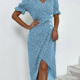 Sophie – Rochie de Damă Elegantă cu Mâneci Scurte