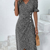 Sophie – Rochie de Damă Elegantă cu Mâneci Scurte