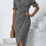 Sophie – Rochie de Damă Elegantă cu Mâneci Scurte