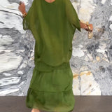 Morgan – Rochie Maxi de Damă Elegantă Stratificată