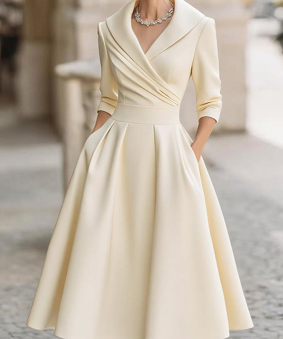 Madelene | Rochie Midi Elegantă