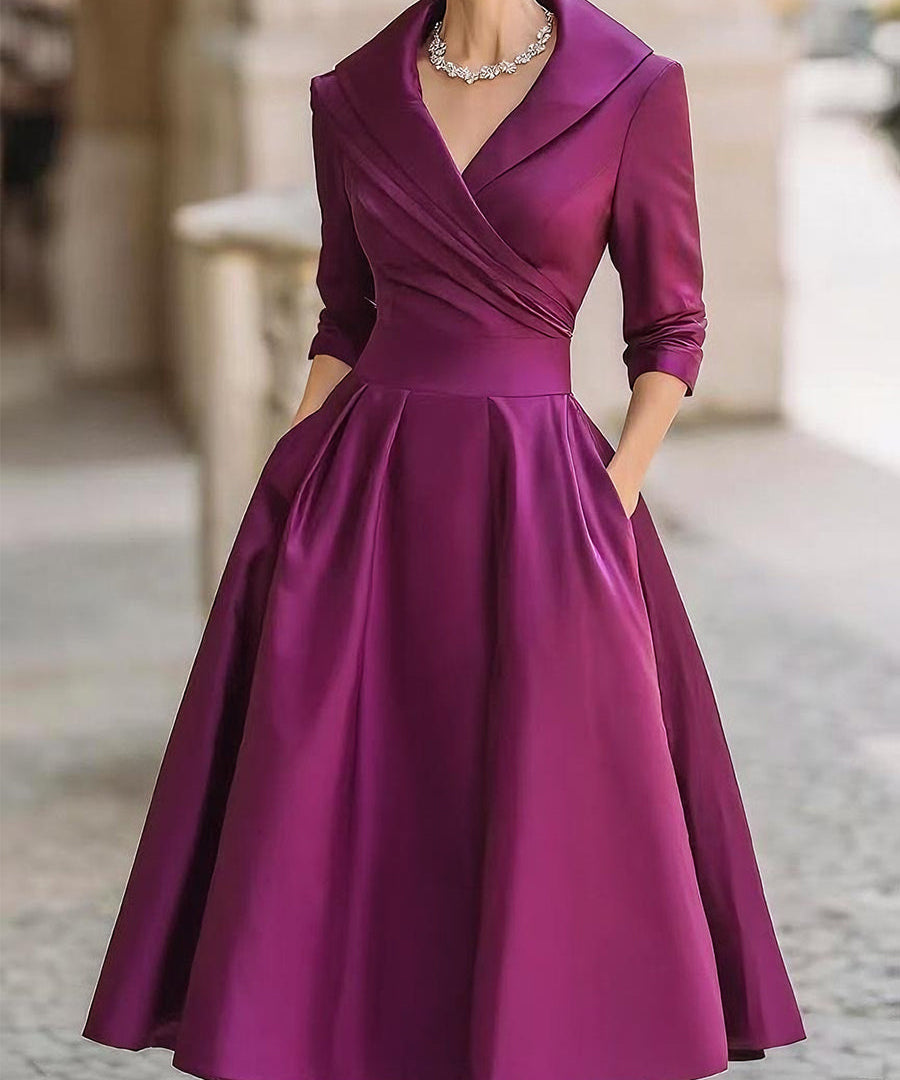 Madelene | Rochie Midi Elegantă