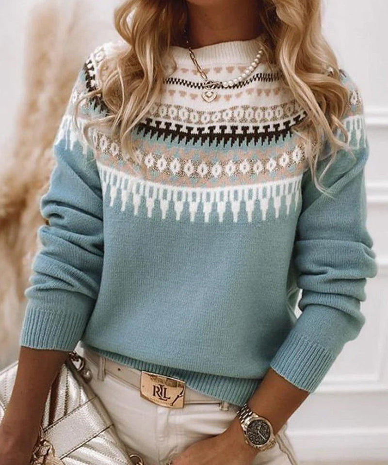 Nele – Pulover de Damă Elegant din Mix de Cashmere Moale