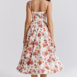 Benilda – Rochie Damă Elegantă Midi din Satin Duchesse și Tul