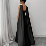 Alessia – Rochie de Damă Maxi Elegantă Sculptată Fără Bretele