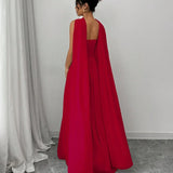 Alessia – Rochie de Damă Maxi Elegantă Sculptată Fără Bretele