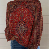 Lydia | Pulover cu gât înalt din artă vintage