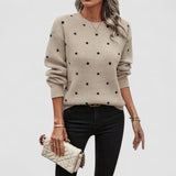 AVERY | Pulover moale cu buline