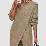 Olivia - Rochie tricotată lungă