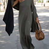 Enya – Rochie de Damă Elegantă Asimetrică cu un Umăr