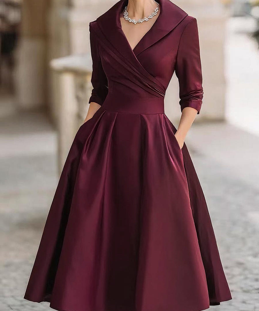 Madelene | Rochie Midi Elegantă