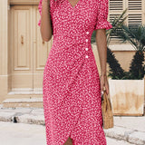 Sophie – Rochie de Damă Elegantă cu Mâneci Scurte