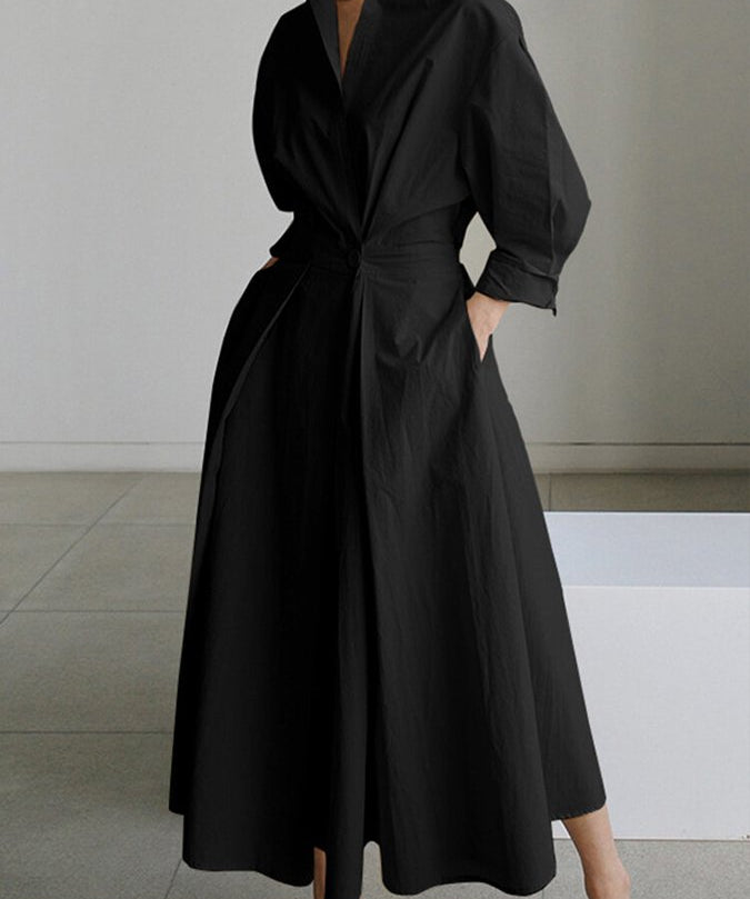 Mathilde – Rochie de Damă Lungă Elegantă Atemporală