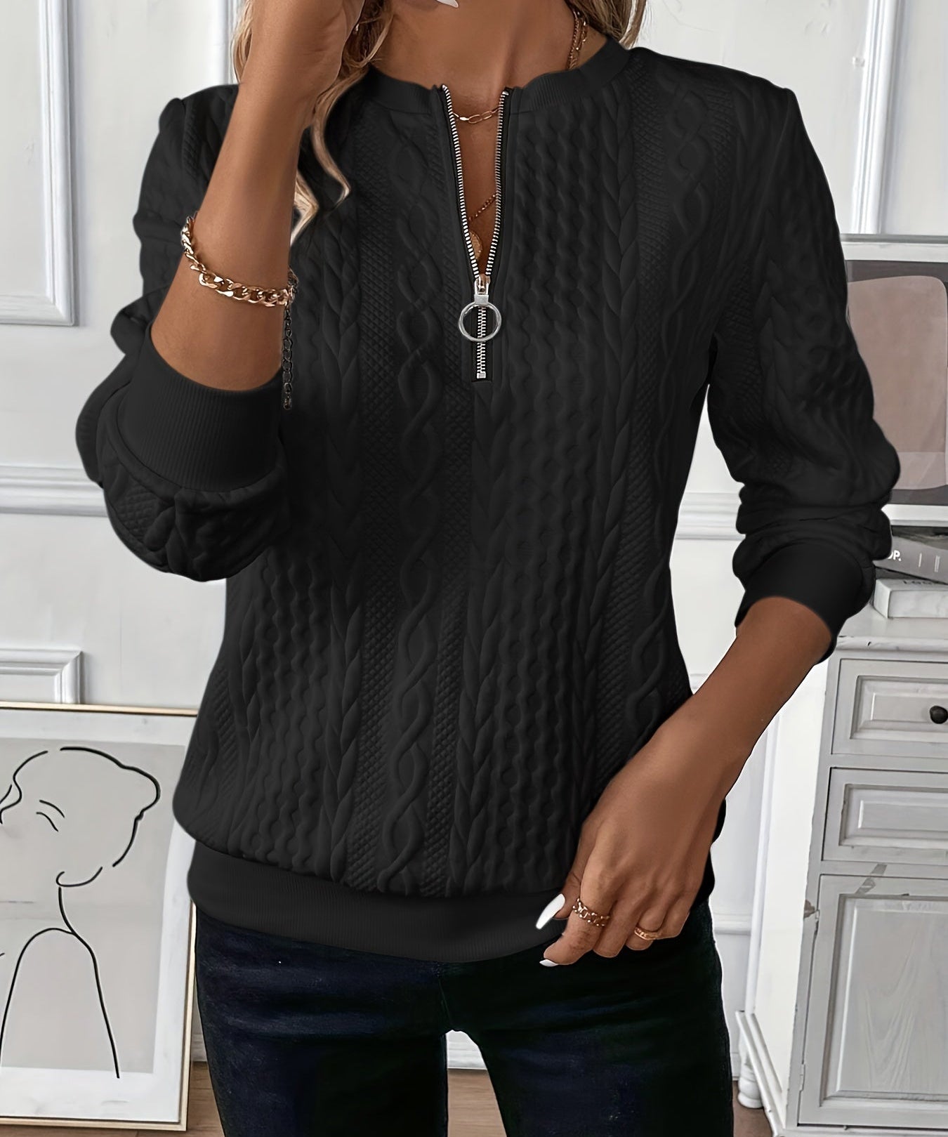 DARA | Pulover Casual Elegant