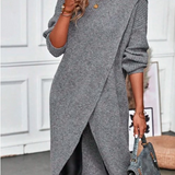 Olivia - Rochie tricotată lungă