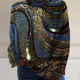 Chloe | Pulover cu guler înalt de Crăciun Ivy