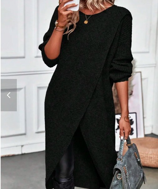 Olivia - Rochie tricotată lungă