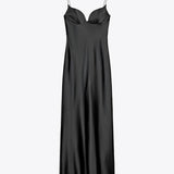 Eska – Rochie Maxi de Damă Elegantă din Satin