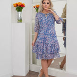 Anny – Rochie de Damă Elegantă Midi Lejeră de Vară