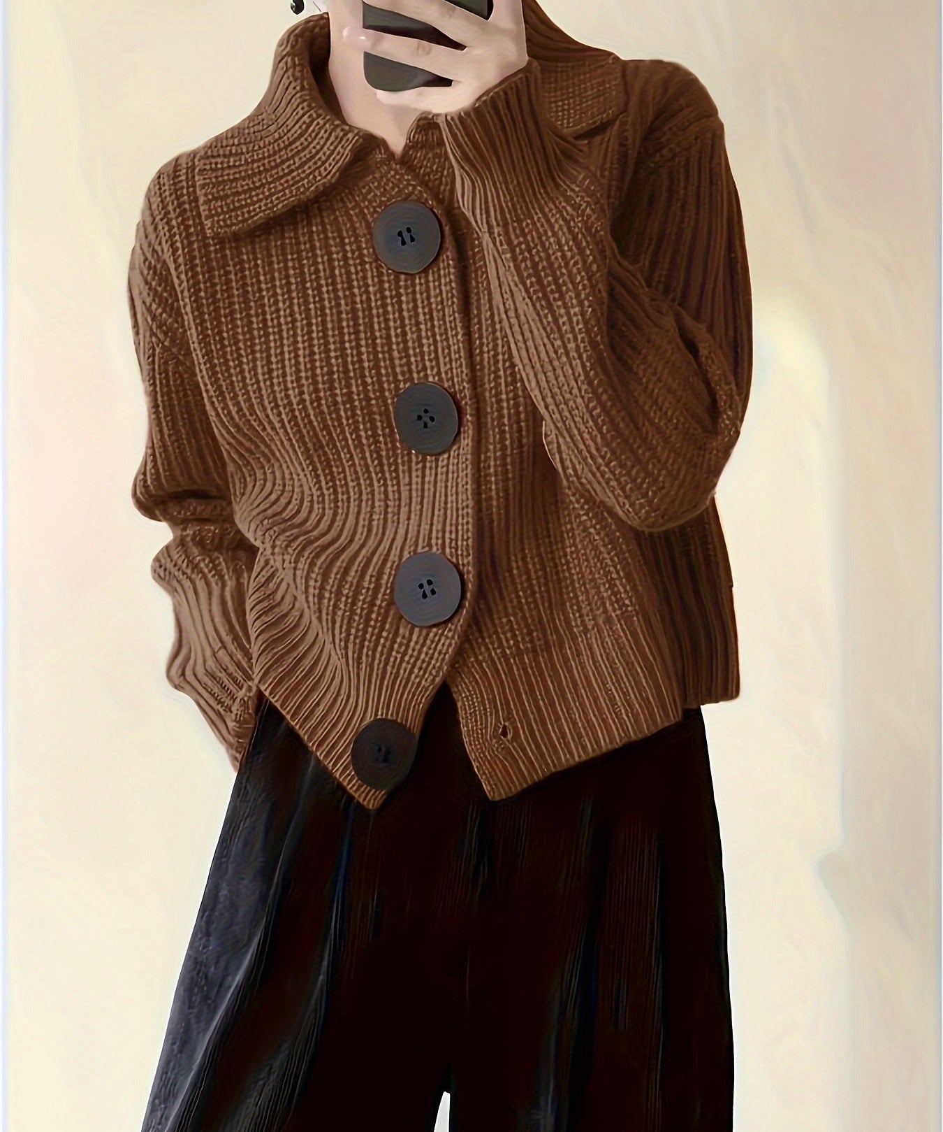 Haven – Jachetă Tricotată Premium cu Croi Lejer