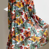 ALANI – SET DE BIKINI CU PRINT TROPICAL ȘI CAPA