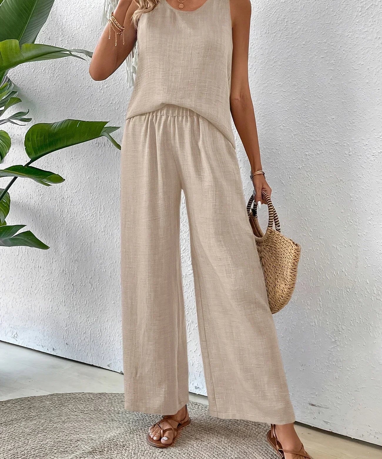 ELOWEN – SET DE TANK ȘI PANTALONI PENTRU ÎNTREAGA ZI