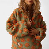 Daisy – Hanorac călduros din fleece cu motiv floral