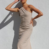 Rocia™ | Rochie de vară în dungi cu accent elegant