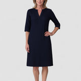 Lina – Rochie Polo Damă Confortabilă cu Mâneci 3/4