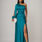 Venus™ | Rochie cu un umăr și drapaj