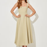 Amelia – Rochie Midi Fluidă de Damă Elegantă