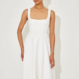 Amelia – Rochie Midi Fluidă de Damă Elegantă