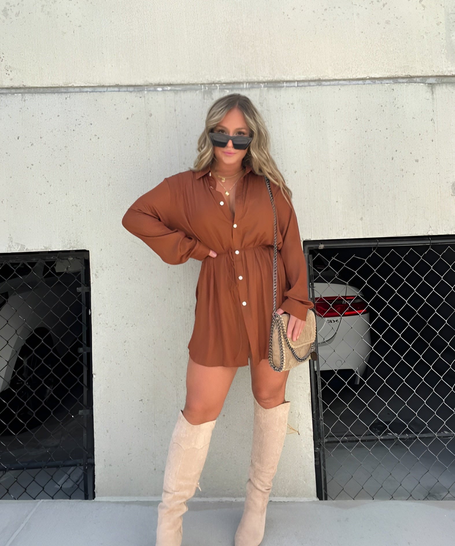 Lea™ | Rochie elegantă tip cămașă