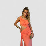 Claribel – Rochie de Damă Maxi Eleganță cu Talie Drapată