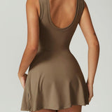 Nova – Rochie de Tenis Damă Elegantă cu Croi Mini și Shorts Integrat