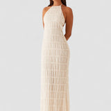 Cyara – Rochie de Damă Maxi Neagră Elegantă Halter