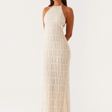 Cyara – Rochie de Damă Maxi Neagră Elegantă Halter