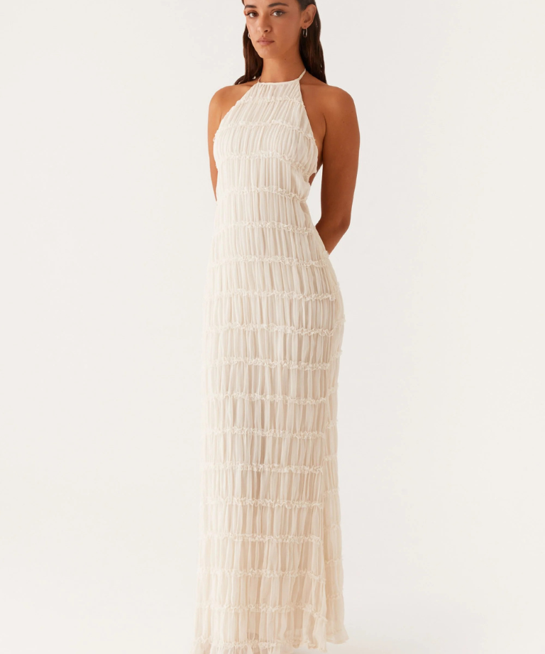 Cyara – Rochie de Damă Maxi Neagră Elegantă Halter