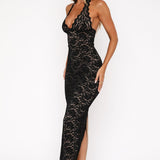 Calira – Rochie Maxi Halter de Damă Elegantă și Sexy