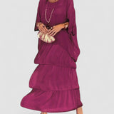 Morgan – Rochie Maxi de Damă Elegantă Stratificată