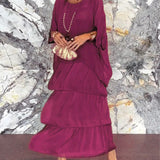 Morgan – Rochie Maxi de Damă Elegantă Stratificată