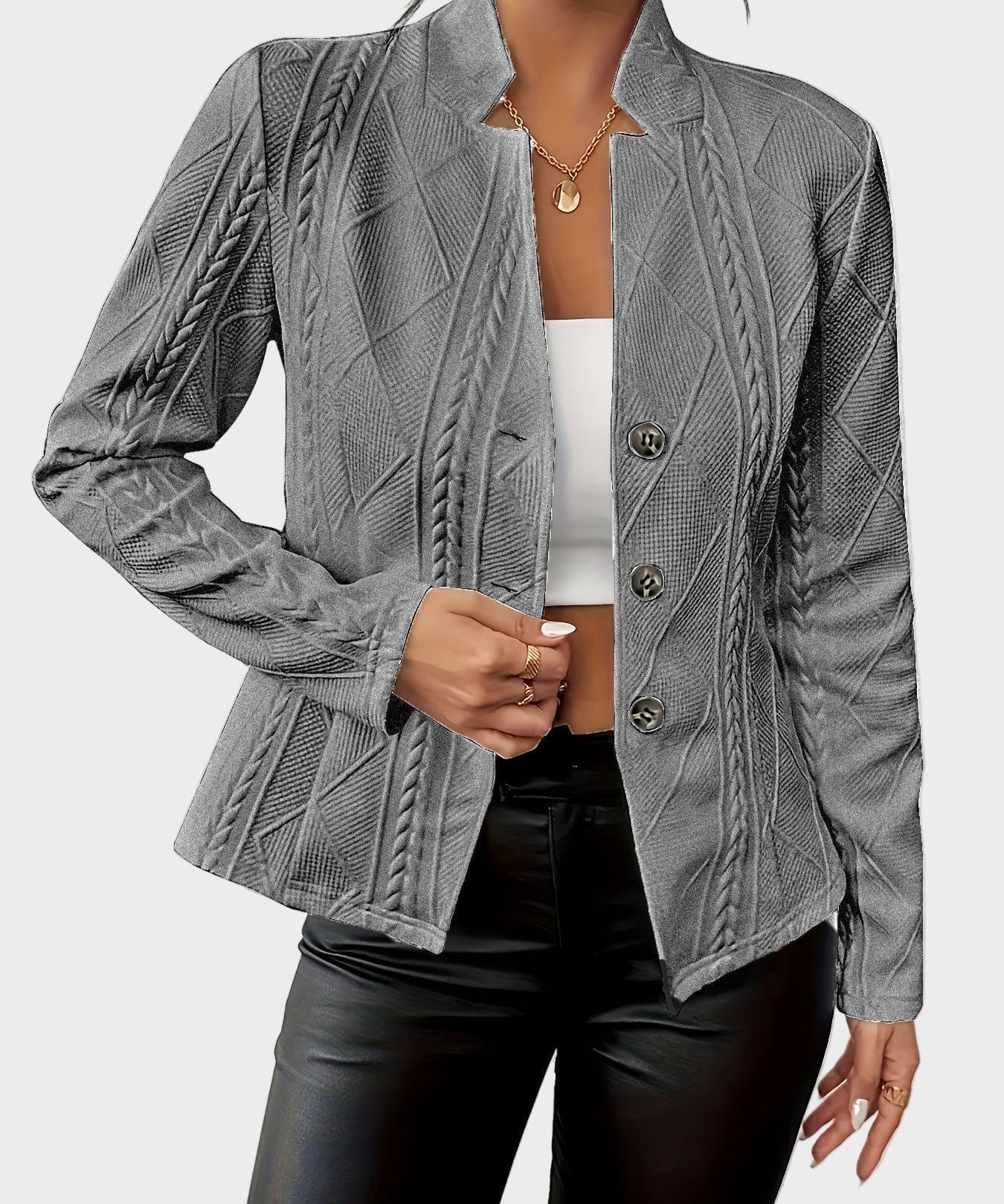 MELANIE – JACKET STRUCTURAT CU ELEGANȚĂ MODERNĂ