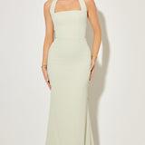 Sienna – Rochie Halter de Damă Elegantă Maxi Modern Muse