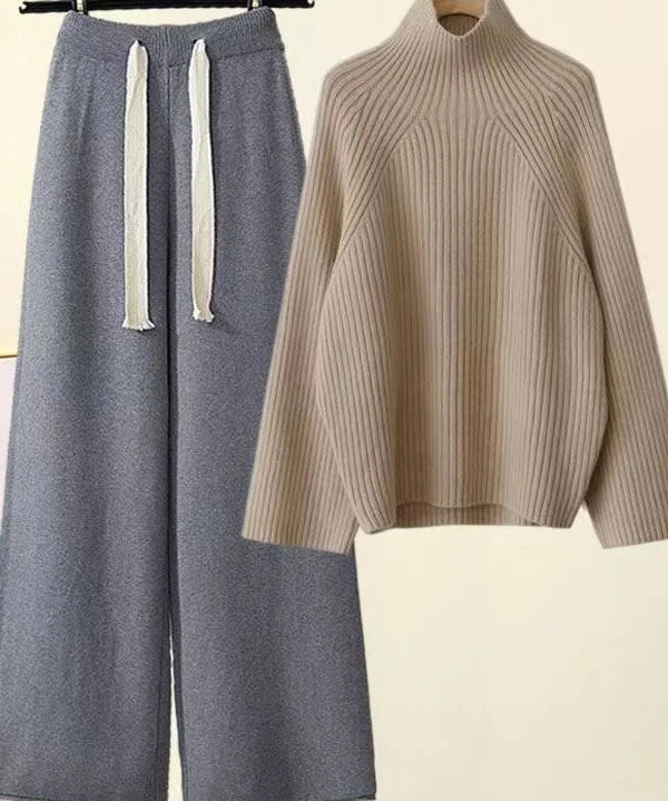 CHERYL - SET DE ÎMBRĂCĂMINTE TRICOTAT PENTRU TOAMNĂ IARNĂ