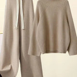 CHERYL - SET DE ÎMBRĂCĂMINTE TRICOTAT PENTRU TOAMNĂ IARNĂ