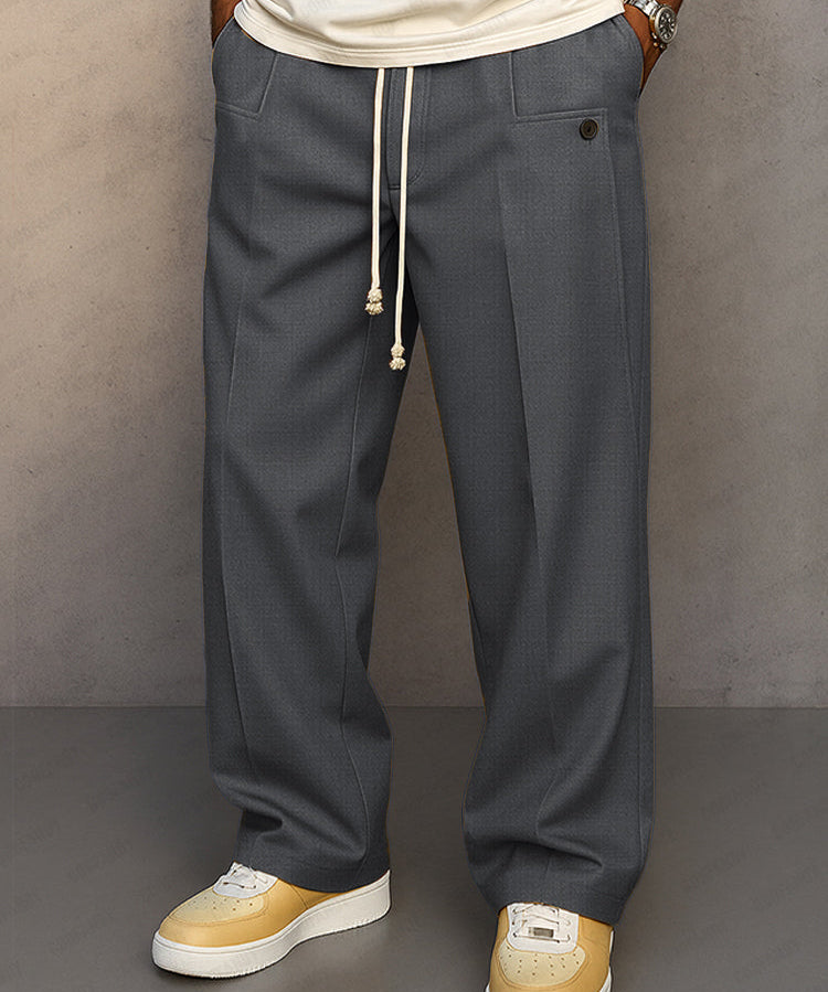 Leo | Pantalon Elegant Cu Cordon