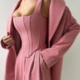 Dolce™ - Set de trei piese cu blazer cu dublă închidere