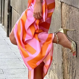 Amira – Rochie Tip Plic de Damă cu Imprimat Elegant